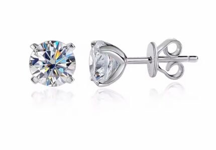 Moissanite 2 CT Earrings