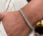 ⁦Pear Moissanite Bracelet⁩ - الصورة ⁦2⁩